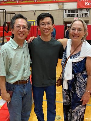 Ethan Wang with Father